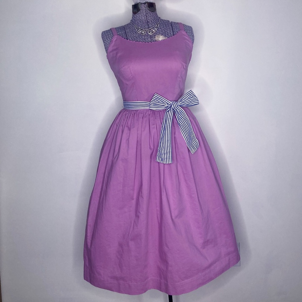 1950s Cotton Lilac Sundress